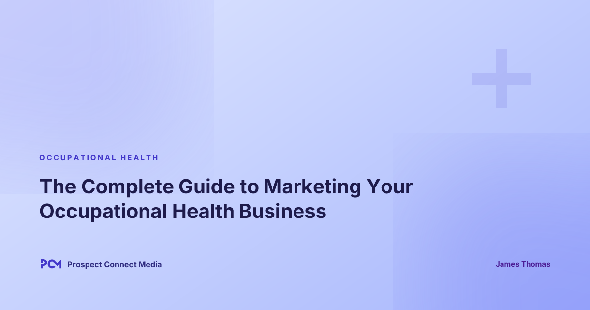Occupational health marketing guide